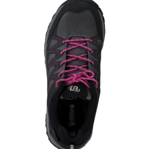 Damen EB-Sport Klassische- & Business Schuhe<211304, Schnürschuhe, Damen, grau/schwarz/pink