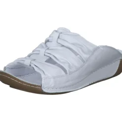 Damen Esgano Pantoletten & Badeschuhe<1739600, Plateau-Pantoletten, Damen, Weiß