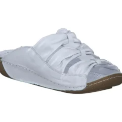 Damen Esgano Pantoletten & Badeschuhe<1739600, Plateau-Pantoletten, Damen, Weiß