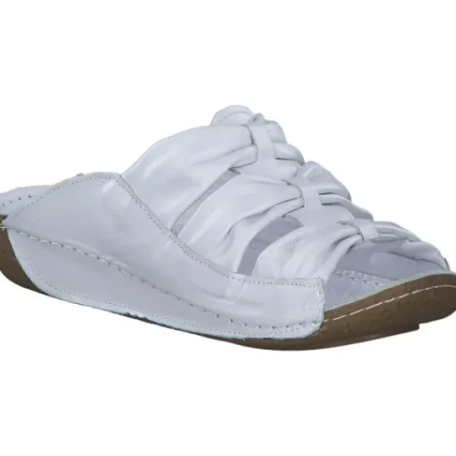 Damen Esgano Pantoletten & Badeschuhe<1739600, Plateau-Pantoletten, Damen, Weiß