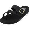 Damen Fit Flop Pantoletten & Badeschuhe<Gracie Buckle HM5, Zehentrenner, Damen, Schwarz