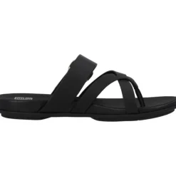 Damen Fit Flop Pantoletten & Badeschuhe<Gracie Buckle HM5, Zehentrenner, Damen, Schwarz