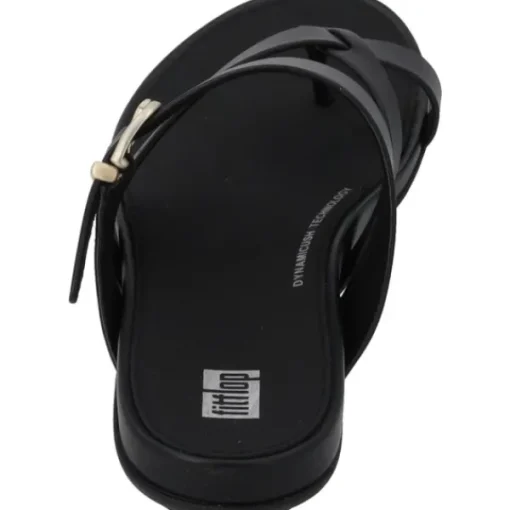 Damen Fit Flop Pantoletten & Badeschuhe<Gracie Buckle HM5, Zehentrenner, Damen, Schwarz
