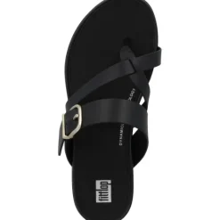 Damen Fit Flop Pantoletten & Badeschuhe<Gracie Buckle HM5, Zehentrenner, Damen, Schwarz