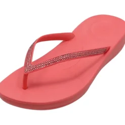 Damen Fit Flop Pantoletten & Badeschuhe<Iqushion Sparkle R08, Badeschuhe, Damen, rosy coral