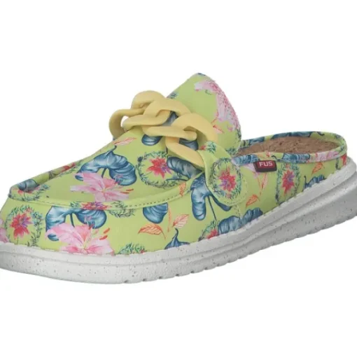Damen Fusion Pantoletten & Badeschuhe<Ella, Plateau-Pantoletten, Damen, chain calla jasmine