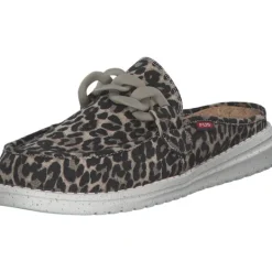Damen Fusion Pantoletten & Badeschuhe<Ella, Plateau-Pantoletten, Damen, chain leo beige