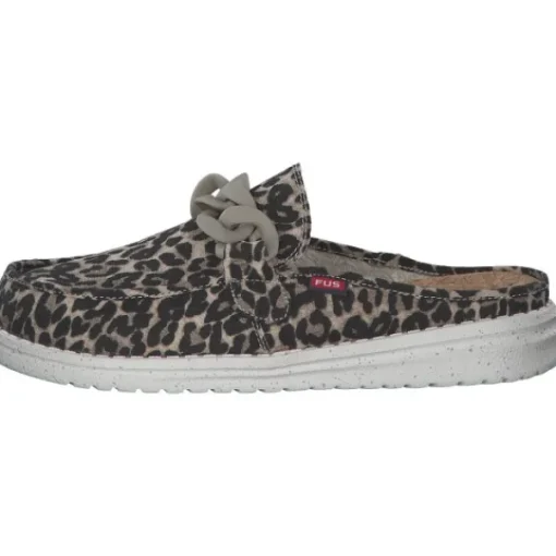 Damen Fusion Pantoletten & Badeschuhe<Ella, Plateau-Pantoletten, Damen, chain leo beige