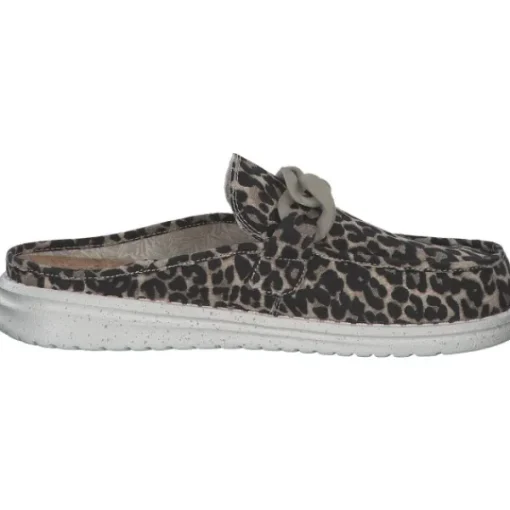 Damen Fusion Pantoletten & Badeschuhe<Ella, Plateau-Pantoletten, Damen, chain leo beige
