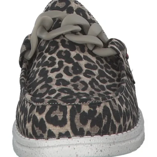 Damen Fusion Pantoletten & Badeschuhe<Ella, Plateau-Pantoletten, Damen, chain leo beige
