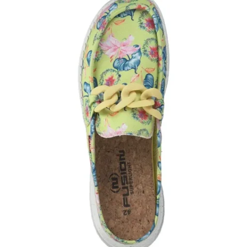 Damen Fusion Pantoletten & Badeschuhe<Ella, Plateau-Pantoletten, Damen, chain calla jasmine