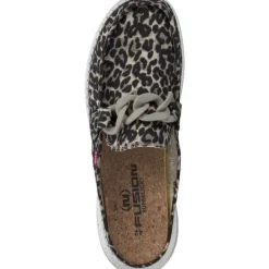 Damen Fusion Pantoletten & Badeschuhe<Ella, Plateau-Pantoletten, Damen, chain leo beige
