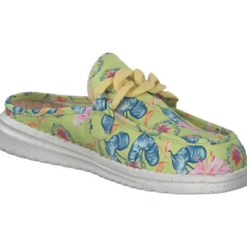 Damen Fusion Pantoletten & Badeschuhe<Ella, Plateau-Pantoletten, Damen, chain calla jasmine