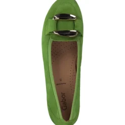 Damen Gabor Ballerinas<44.166, Ballerinas, Damen, granny green(gold)