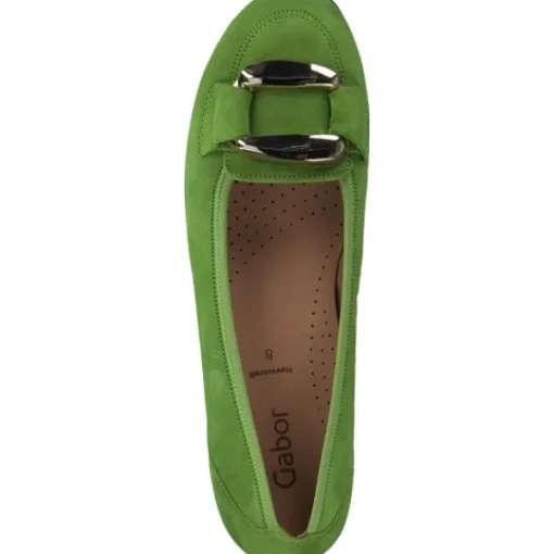 Damen Gabor Ballerinas<44.166, Ballerinas, Damen, granny green(gold)