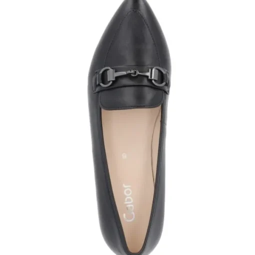 Damen Gabor Ballerinas<31.302, Ballerinas, Damen, schwarz(altsilber)