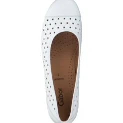 Damen Gabor Ballerinas<44.169, Ballerinas, Damen, weiss