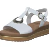 Damen Gabor Sandaletten<44.562, Keilsandaletten, Damen, weiss (gold)