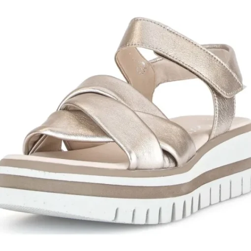Damen Gabor Sandaletten<44.622, Keilsandaletten, Damen, puder