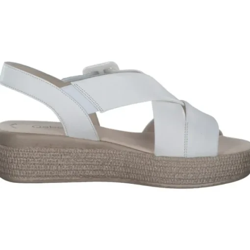 Damen Gabor fashion Sandaletten<Gabor 64.572, Keilsandaletten, Damen, LATTE