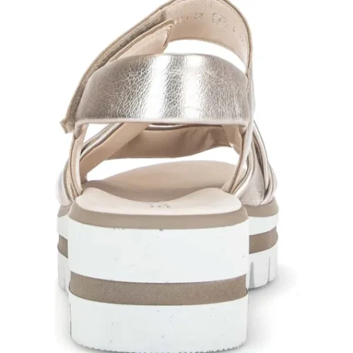 Damen Gabor Sandaletten<44.622, Keilsandaletten, Damen, puder