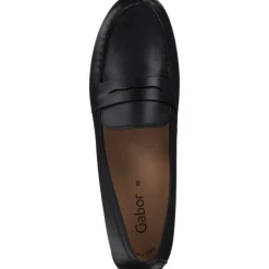 Damen Gabor Slipper<44.200, Mokassins, Damen, schwarz