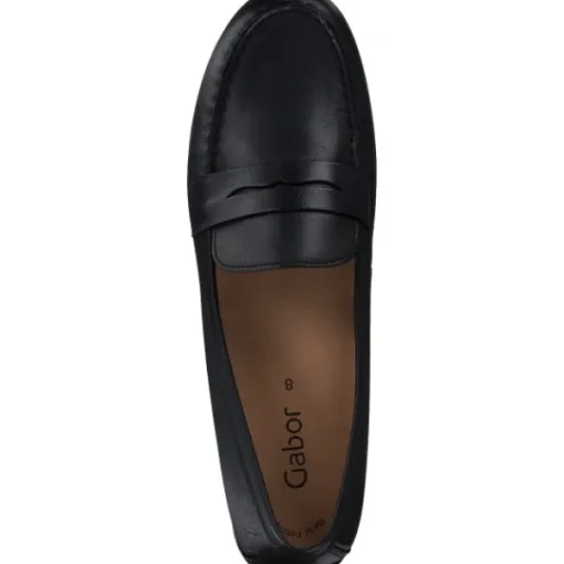 Damen Gabor Slipper<44.200, Mokassins, Damen, schwarz