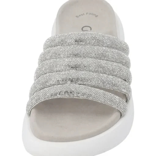 Damen Gabor fashion Pantoletten & Badeschuhe<Gabor 43.752, Plateau-Pantoletten, Damen, kristall