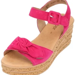 Damen Gabor Sandaletten<24.653, Plateau-Sandaletten, Damen, pink