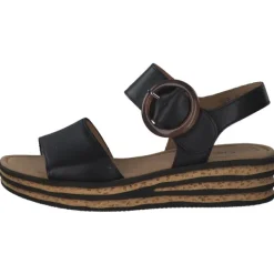 Damen Gabor Sandaletten<84.550, Plateau-Sandaletten, Damen, Schwarz