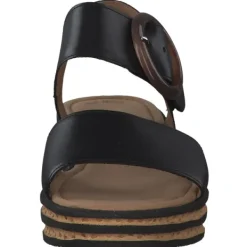 Damen Gabor Sandaletten<84.550, Plateau-Sandaletten, Damen, Schwarz