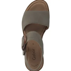 Damen Gabor Sandaletten<84.550, Plateau-Sandaletten, Damen, Braun