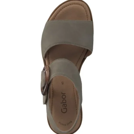 Damen Gabor Sandaletten<84.550, Plateau-Sandaletten, Damen, Braun