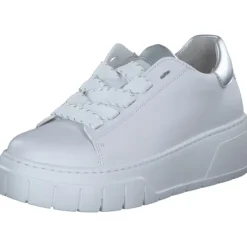 Damen Gabor fashion Klassische- & Business Schuhe<Gabor 63.222, Schnürschuhe, Damen, weiss/silber