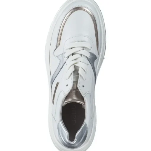 Damen Gabor fashion Klassische- & Business Schuhe<Gabor 63.223, Schnürschuhe, Damen, latte/puder/silber