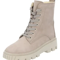 Damen Gabor Stiefel<31.821, Schnürstiefel, Damen, Beige