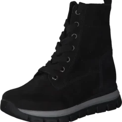 Damen Gabor Stiefel<96.465, Schnürstiefeletten, Damen, Schwarz