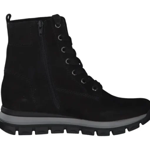 Damen Gabor Stiefel<96.465, Schnürstiefeletten, Damen, Schwarz