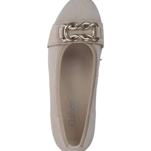 Damen Gabor comfort Ballerinas<62.462, Ballerinas, Damen, oak (goldmatt)