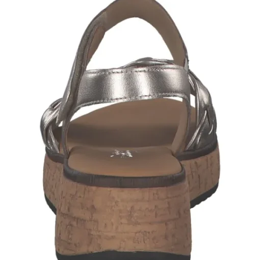 Damen Gabor comfort Sandaletten<62.829, Keilsandaletten, Damen, puder