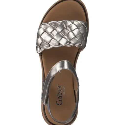 Damen Gabor comfort Sandaletten<62.829, Keilsandaletten, Damen, puder