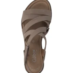 Damen Gabor comfort Sandaletten<66.066, Keilsandaletten, Damen, silk