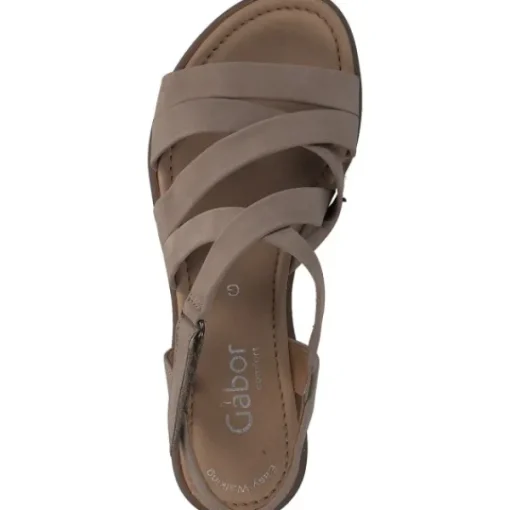 Damen Gabor comfort Sandaletten<66.066, Keilsandaletten, Damen, silk