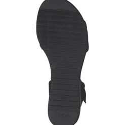 Damen Gabor comfort Sandaletten<62.759, Keilsandaletten, Damen, schwarz(Kork/schw)