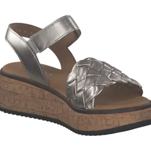 Damen Gabor comfort Sandaletten<62.829, Keilsandaletten, Damen, puder