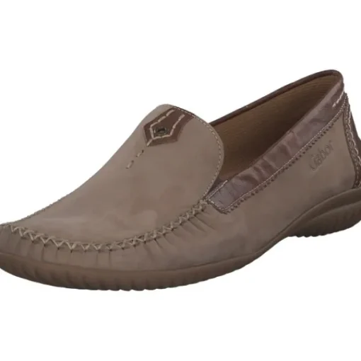 Damen Gabor comfort Slipper<66.090.43, Mokassins, Damen, Beige