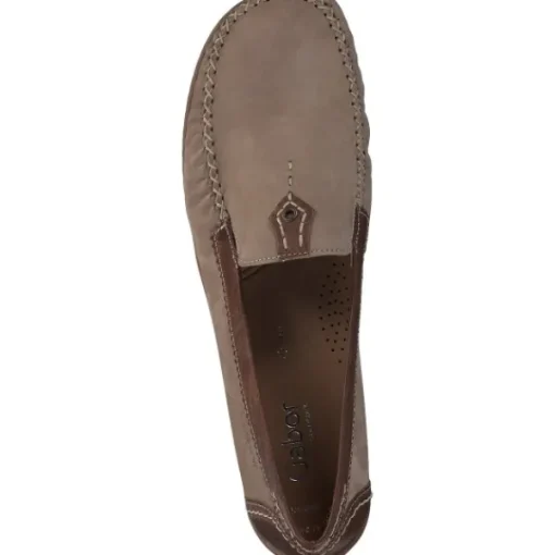 Damen Gabor comfort Slipper<66.090.43, Mokassins, Damen, Beige