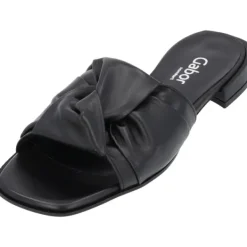 Damen Gabor Pantoletten & Badeschuhe<Comfort 2.803, Plateau-Pantoletten, Damen, schwarz (LDS)