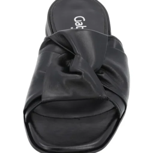 Damen Gabor Pantoletten & Badeschuhe<Comfort 2.803, Plateau-Pantoletten, Damen, schwarz (LDS)