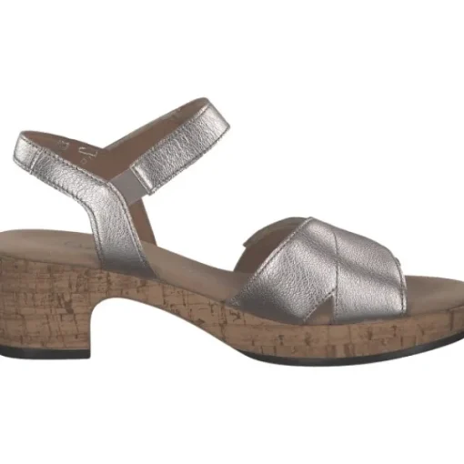 Damen Gabor comfort Sandaletten<62.072, Plateau-Sandaletten, Damen, puder (S.Kork)